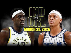 Indiana Pacers vs Orlando Magic Full Game Highlights – March 23, 2026 | NBA Season