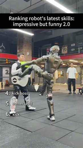 Ranking the funniest robot's new skills