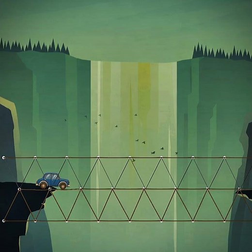 Building REALISTIC bridge physics in Unity! #gaming #coding #gamedev