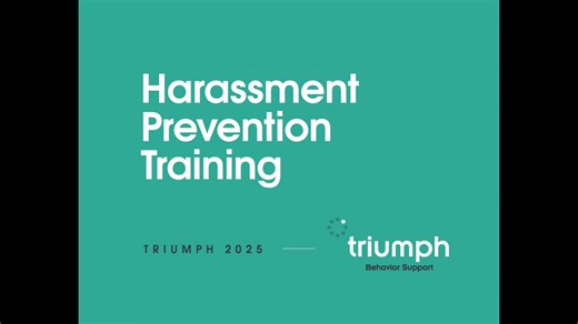 Harassment Prevention Training