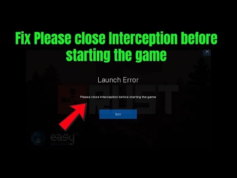 Fix Please close Interception before starting the game in Rust, Apex Legends and Fortnite (2025)