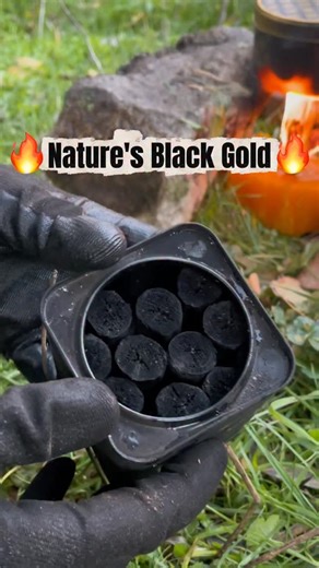 Gökhan Outdoors on Instagram: "🔥The Ultimate Bushcraft Hack: Making Nature’s Black Gold! 🏕️🪓 Next time you’re out in the wild, don’t just build a fire—master the art of Pyrolysis. Whether you’re leveling up your survival skills or practicing sustainable camping, making biochar is a game-changer for the forest enthusiast! 🌲🔥 •Watch the transformation! • Phase 1: Moisture evaporates (100°C-200°C). • Phase 2: Hemicellulose and cellulose break down into volatiles and bio-oil (200°C-400°C). • Ph