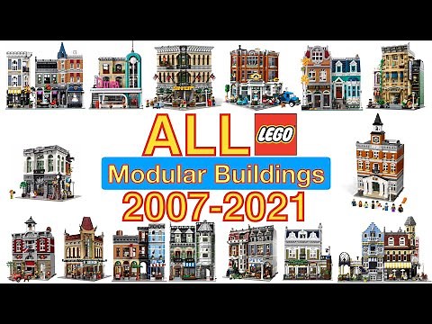 ALL Lego Modular Buildings 2007-2021