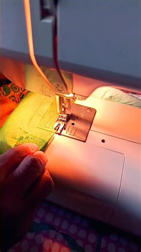 Zig zag stitching setting sewing machine #sewing