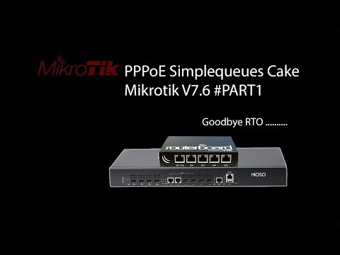 MIKROTIK CAKE + SIMPLEQUEUES + PPPOE OS V7 PART 1