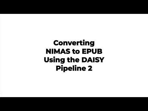 DAISY Pipeline 2 How To Video