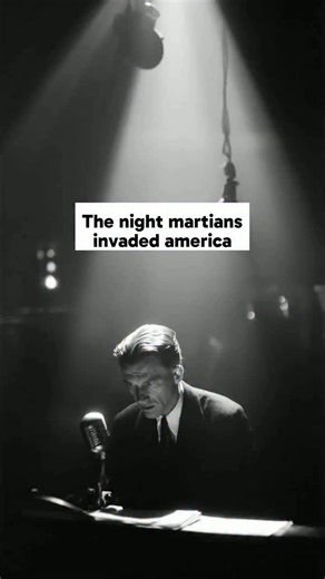 Paladin - Learn History on Instagram: "The Night Martians Invaded America The radio broadcast that tricked a nation. 👽 In 1938, Orson Welles turned a sci-fi story into a “live” news report so realistic that people actually fled their homes in a panic. It’s the ultimate proof that the way you tell a story matters. Level up your brain with Paladin’s interactive lessons today. #OrsonWelles #WarOfTheWorlds #VintageRadio #HistoryFacts #Paladin"