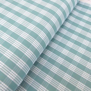 Fabric, Seafoam Yarn Dyed Palaka Hawaiian Plaid, 100% Cotton Woven, by the Half or Full Yard - Etsy