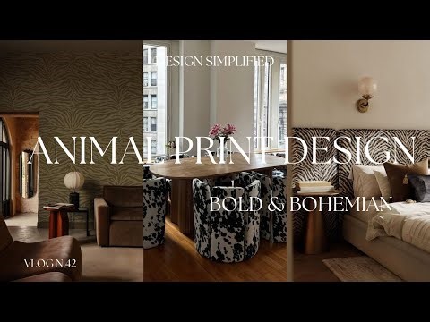 ALL THINGS ANIMAL PRINT! How To Introduce This Bold Pattern Into Your Homes.