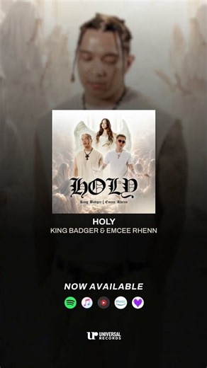“HOLY” by King Badger & Emcee Rhenn is about falling deeply in love and promising commitment❤️