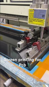 #machine #factory screen printing for Pcb #manufacturing