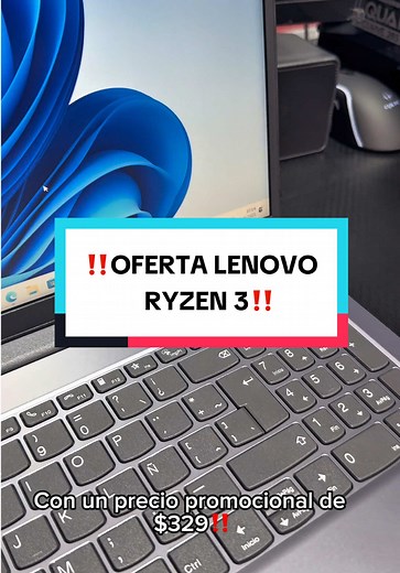 ¡OFERTÓN TECNOLÓGICO: Laptop Lenovo Ryzen 3 en Oferta!