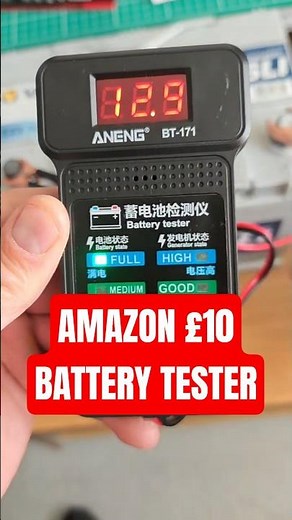 AMAZON £10 CAR BATTER TESTER