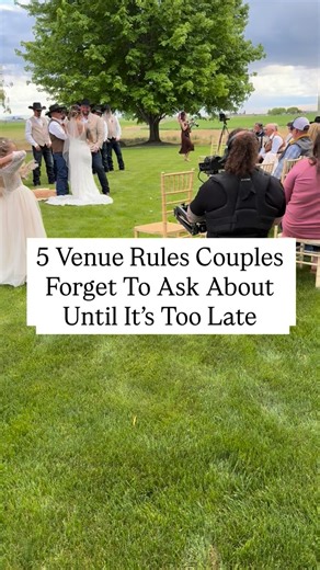 Venue Tips… Most venue problems don’t come from bad staff. They come from rules couples didn’t know about until the week of the wedding. Here’s 5 venue rules I see couples forget to ask about until it’s too late. 1️⃣ Noise curfew and end time Some venues have a strict time when music has to stop. If you find out later, your DJ might have to cut the party short. Ask what time music must be off and what time guests have to leave. Plan your first dance, speeches, and exit so you aren’t rushed at th
