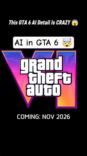 AI in GTA 6 NPCs? | #gta6 #shorts #youtubeshorts #arenraynor