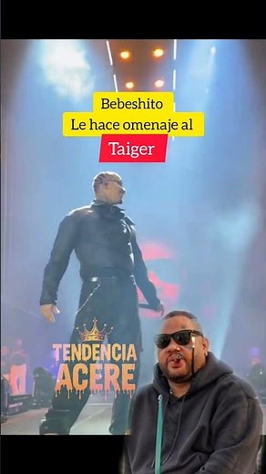 bebesito le hace homenaje al taiger