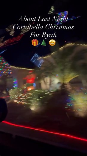 Roz Ryan on Instagram: "Last night Ryah was mesmerized at the beautiful light show here in Arizona 🎄🎁🥰 #inthesestreets #CortabellaCountryClub"