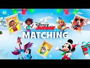 Disney Junior Matching - Find the pairs of your favorite characters - Christmas Games for Kids