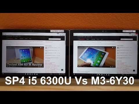 Surface Pro 4 i5 Vs Surface Pro 4 M3 Comparison