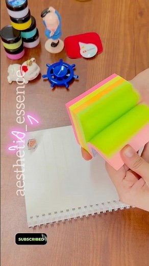 Sticky Notes DIY MUST TRY! 🤩 #aesthetic #howto #diy #craft #decor ♥️