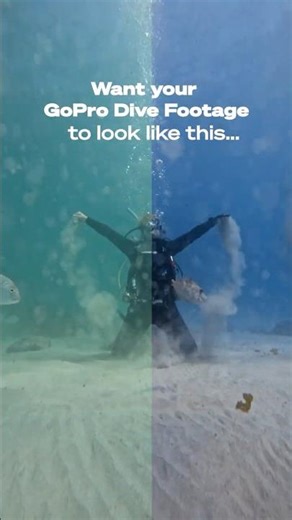 How To Edit your GoPro Underwater footage (Easy Colour Correction for Divers) #gopro #dive #howto