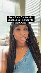 6.2K views · 2.5K reactions | Signs She’s Emotionally Checked Out & Ready To Walk Away. #reels #explorepage✨ #relatable #relationships #toxic #selflove❤️ #aintchu_lexii | Alexius Curtis | Facebook