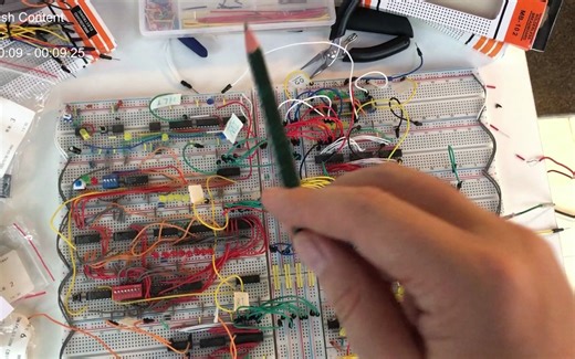 徒手制作8比特计算机（8-bit Computer)一季第14集 连接总线（桥）(English、汉语、Қазақша)