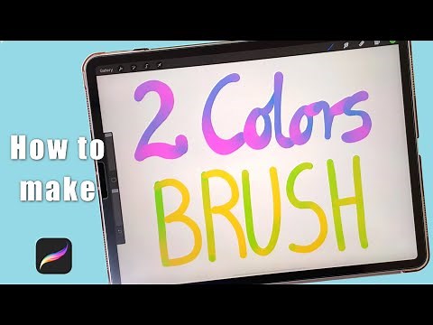 How to make Color Changing Brush in Procreate tutorial