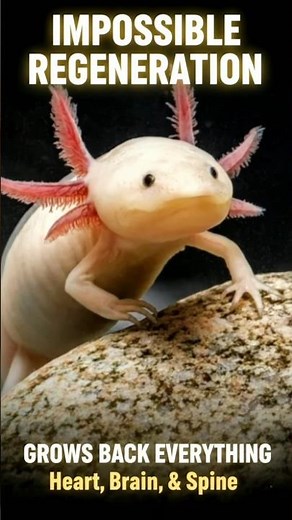 This Creature Found Immortality! (Axolotl Regeneration)