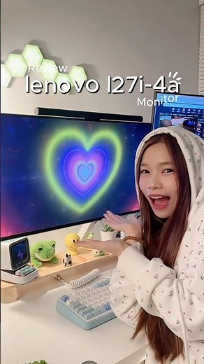 Review of the Lenovo l27i-4a monitor. Super minimalist. 🖥️✨#computermonitorreview #monitor #monit...