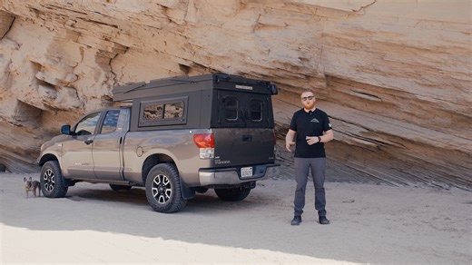 The Bruin Is a Rugged, All-Season Truck Camper With a Hard-Wall Tent, Fits on Any Truck