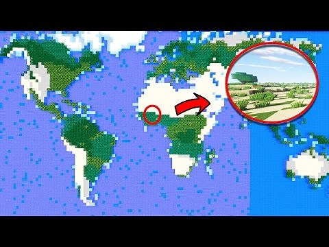 Minecraft - Planet EARTH made to SCALE in MINECRAFT (Amazing)