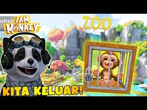Akhirnya Monyet Barbar Berhasil Keluar Dari Kandang! - I Am Monkey Indonesia #4