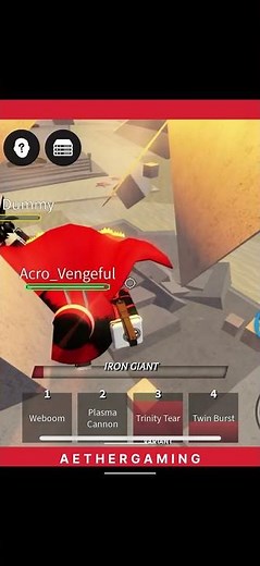 NEW Tech Prodigy ULTIMATE Trinity Tear Weapon Combo! 😱 | Strongest Battlegrounds #shorts #roblox
