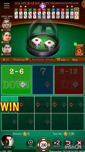 7 up 7 Down gameplay 💯💥💥 2k to 10k win|| Big win