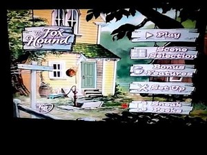 Sneak Peeks Menu (from the Fox and the Hound 2006 DVD)