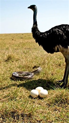 Brave Bird Defeats Slithering Menace