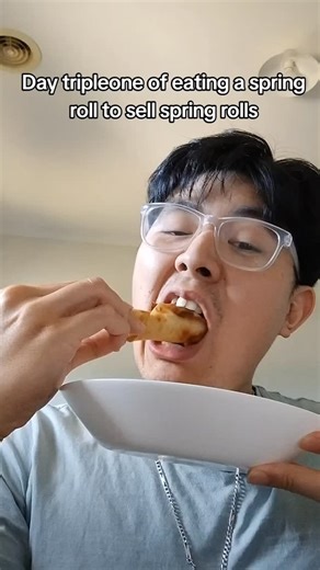 Thanh’s Spring Rolls on Instagram: "Day tripleone of eating a spring roll to sell spring rolls"