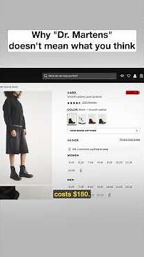 They look like the exact same Dr. Martens…so why is one dramatically heavier? And $60 more expensive