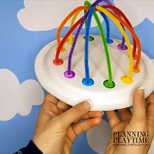 1K views · 2K reactions | How cute is this? Color Matching + Fine Motor Skills Grab your adorable Preschool Rainbow Activities at https://planningplaytime.com/rainbow-activities/ | Planning Playtime - Learning Through Play | Facebook