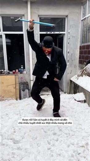 Young man sees snow for the first time, and what happens next.