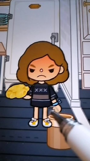 Animated Cartoon Kitchen Adventures with Food