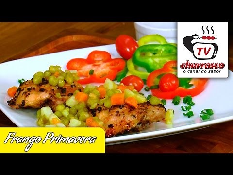 Receita de Frango Primavera - Tv Churrasco