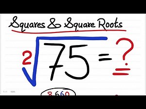 Square root of 75 by long division method | square root of non perfect square number | √ 75