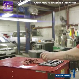 A magnetic pad keeps all your tools at hand. 🔧 | The Buzz Digger