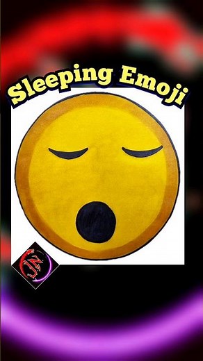 Drawing a Sleep Emoji / Sleeping Emoji, Emoticon