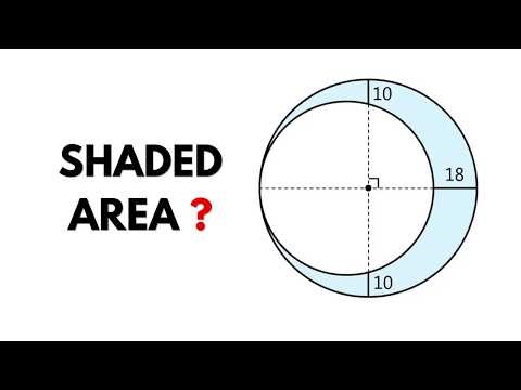 GEOMETRY PUZZLE | Can You Solve This ? | Find Blue Shaded Area