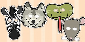 Animal and Insect Role Play Masks