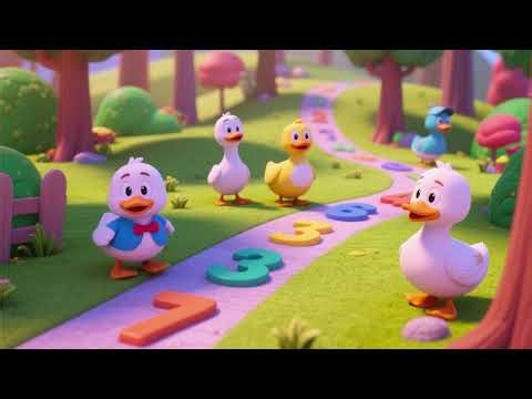 The Ducks and the Numbers Trail | Nursery Rhymes & Kids Songs