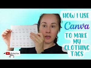 How to make clothing Tags using Canva